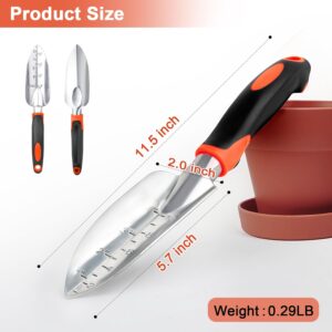 Garden Tools Set, 3 Pack Heavy Duty Gardening Tools Set Include Garden Shovel + Garden Shovel Trowel Garden Tool With Measurement Mark, Heavy Duty Gardening Shovel Hand Tools - Image 6