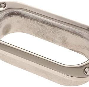 Hawse Pipe Silver Winch Cable Lead Guide Stainless Steel Rectangular Boat Fairlead for Marine Ship Yacht