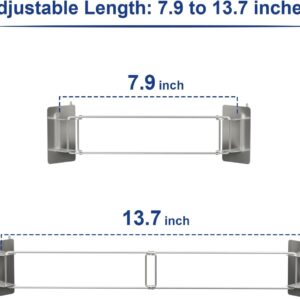 Safoner Rv Shower Corner Storage Bar- Adjustable Stainless Steel Rod For Corner Shelves In Camper, Length 7.9-13.7 Inches- Rv Bathroom Organization Must Have Accessories (2 Pack – Nice N Cheap Variety Store Safoner Rv Shower Corner Storage Bar- Adjustable Stainless Steel Rod For Corner Shelves In Camper, Length 7.9-13.7 Inches- Rv Bathroom Organization Must Have Accessories (2 Pack - Image 2