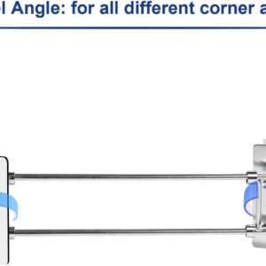 Safoner Rv Shower Corner Storage Bar- Adjustable Stainless Steel Rod For Corner Shelves In Camper, Length 7.9-13.7 Inches- Rv Bathroom Organization Must Have Accessories (2 Pack – Nice N Cheap Variety Store Safoner Rv Shower Corner Storage Bar- Adjustable Stainless Steel Rod For Corner Shelves In Camper, Length 7.9-13.7 Inches- Rv Bathroom Organization Must Have Accessories (2 Pack - Image 3
