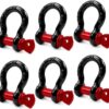 6 Pack 5/8&Quot; D Ring Shackles | 3.25 Ton Heavy Duty – Nice N Cheap Variety Store D Ring Shackles