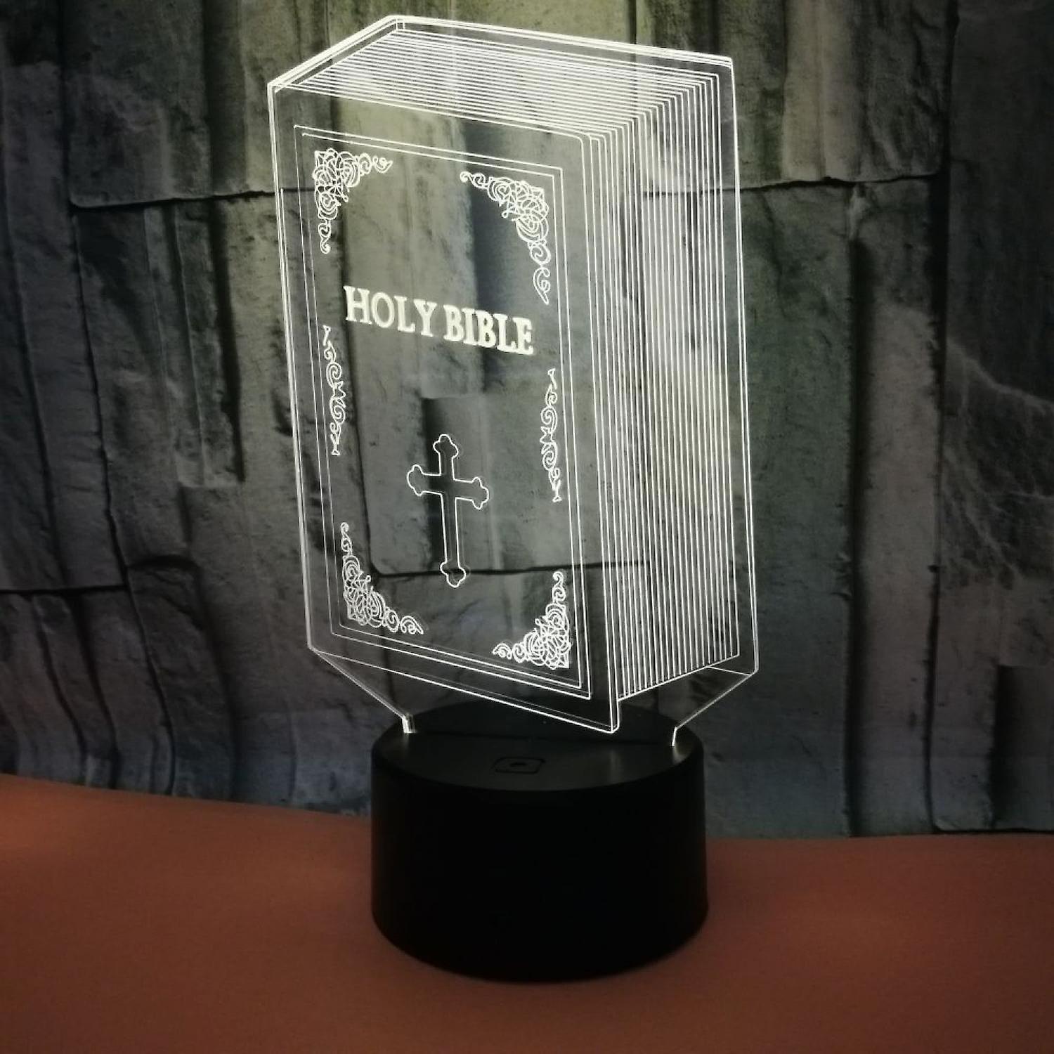 Optical Illusion 3D Book Night Light 16 Colors Cha – Nice N Cheap Variety Store Optical Illusion 3D Book Night Light 16 Colors Cha - Image 3