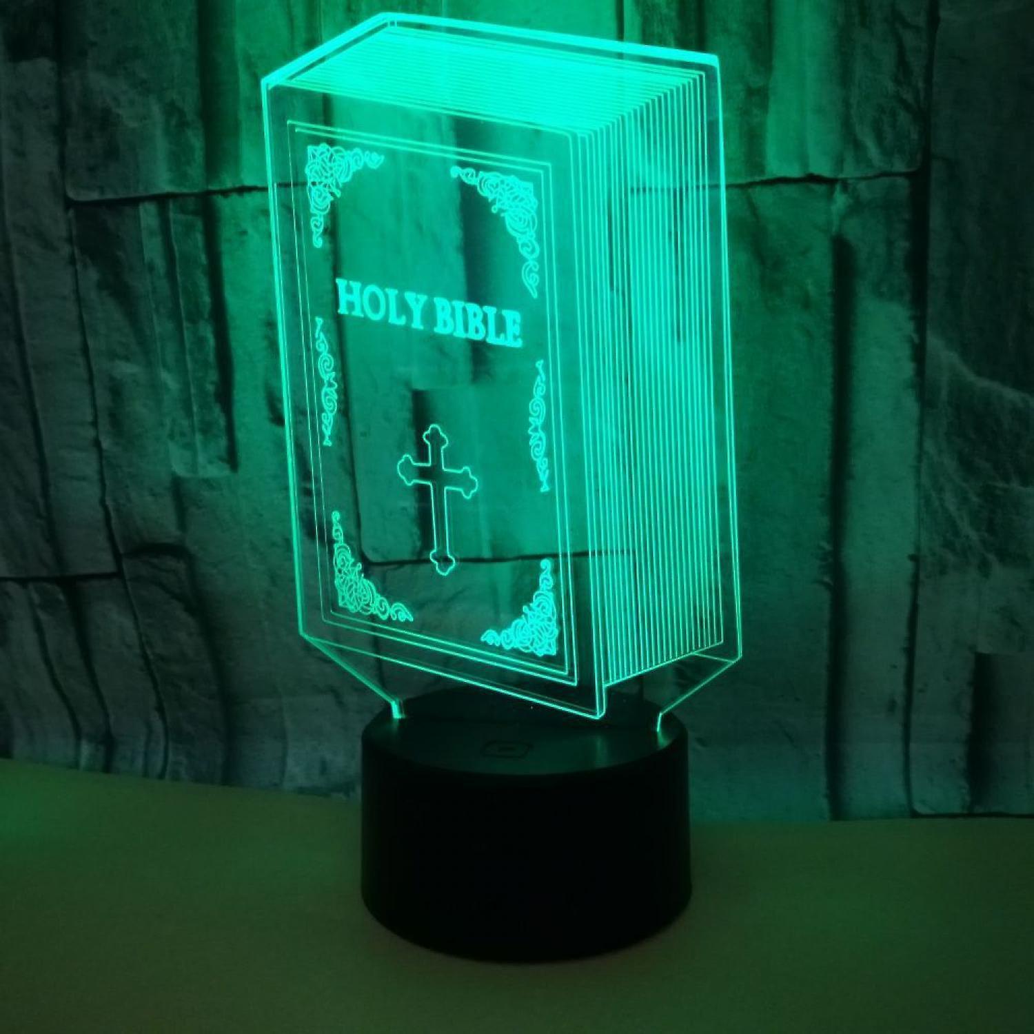 Optical Illusion 3D Book Night Light 16 Colors Cha – Nice N Cheap Variety Store Optical Illusion 3D Book Night Light 16 Colors Cha - Image 5