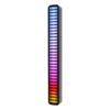 Car Ambient Led Light Built-In Microphone Black Standing Vertically With Multi-Color Rgb Lights