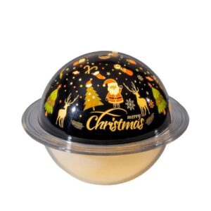 Christmas Planet Humidifier with Night Light, 250ml Air Mist Maker