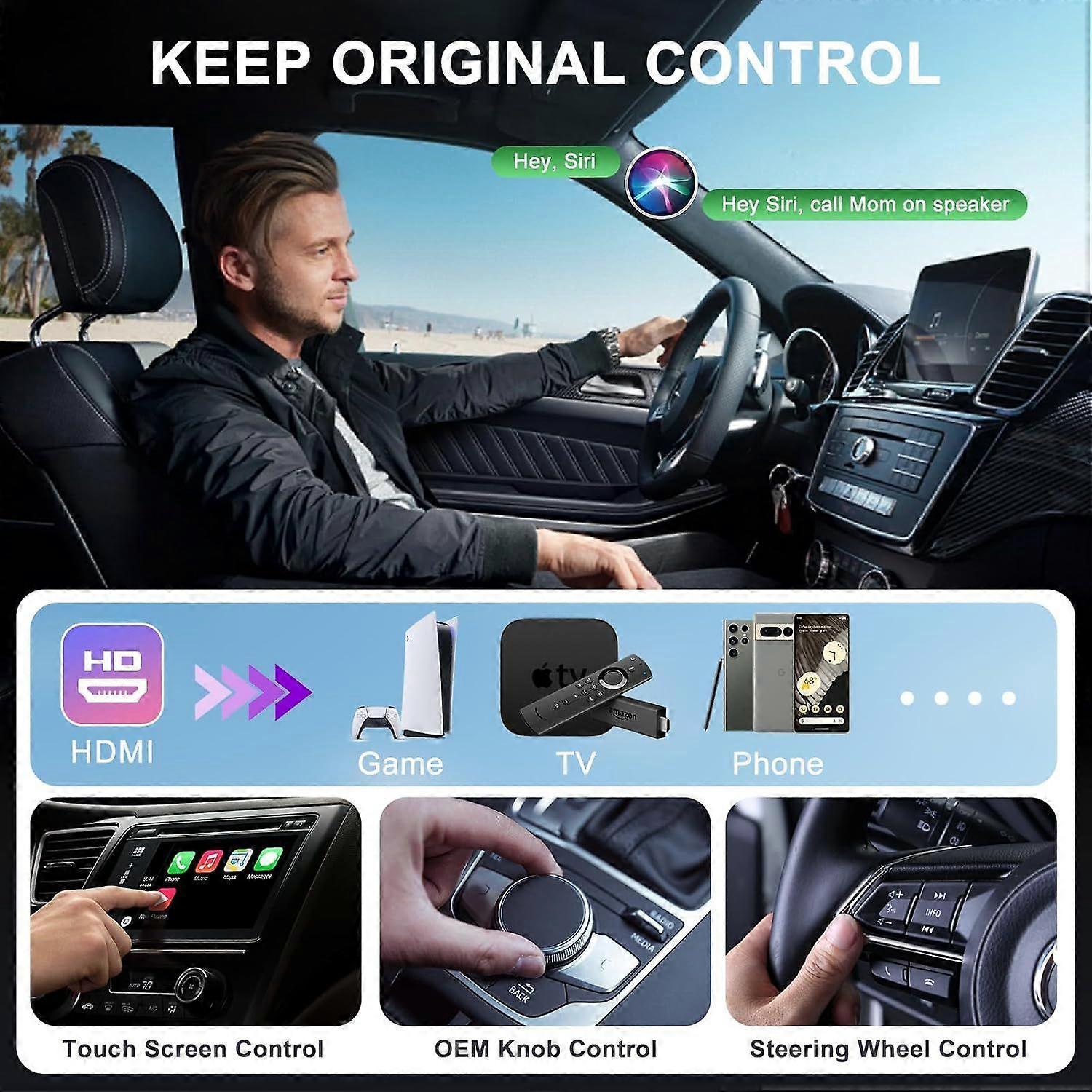 Wireless Carplay Adapter With Hdmi Input For Iphone – Nice N Cheap Variety Store Wireless Carplay Adapter With Hdmi Input For Iphone - Image 4