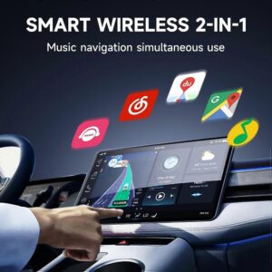Apple Carplay &Amp; Android Auto Wireless Adapter Dual Ports - Image 4