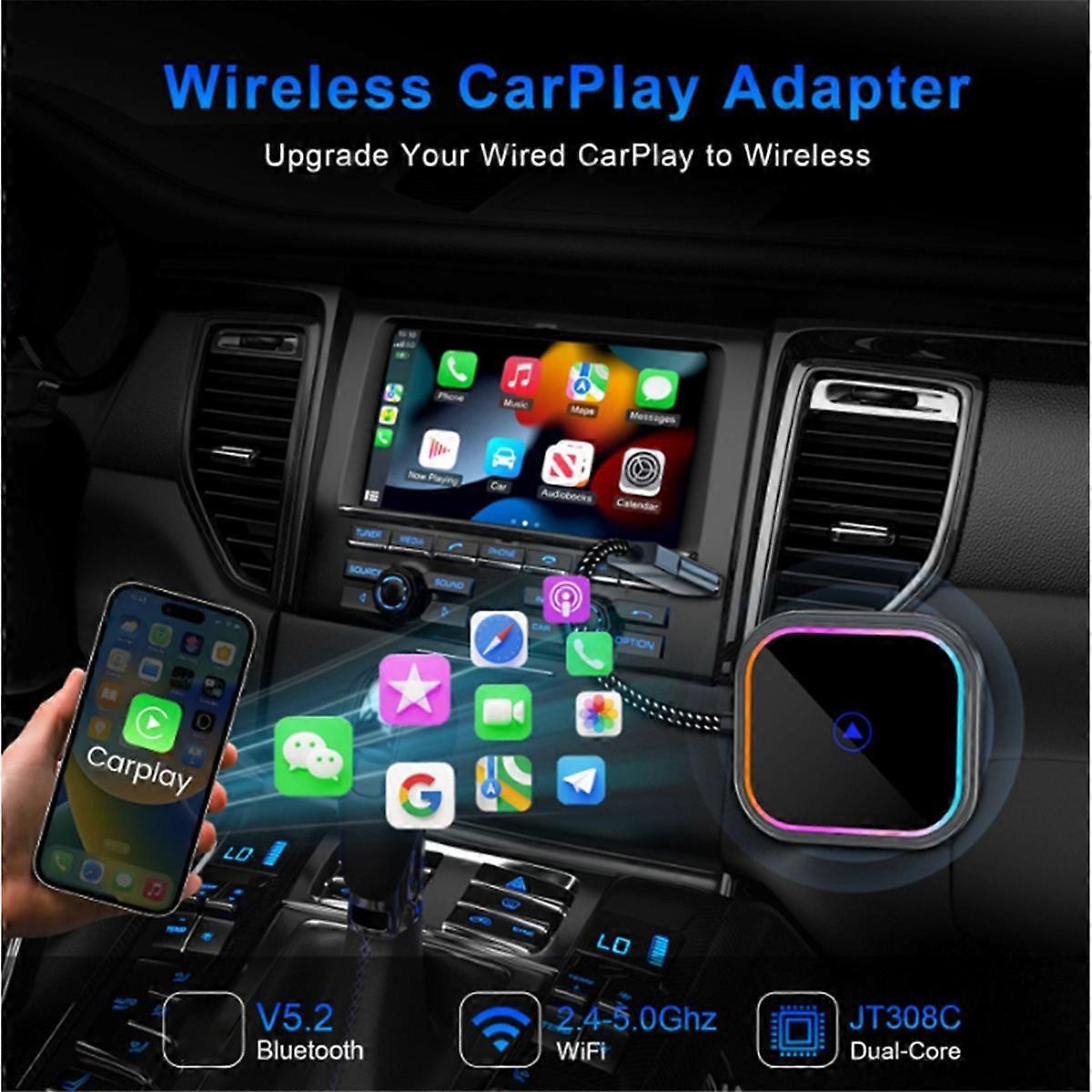 2-In-1 Wireless Carplay Adapter For Android Auto Audio – Nice N Cheap Variety Store 2-In-1 Wireless Carplay Adapter For Android Auto Audio - Image 3