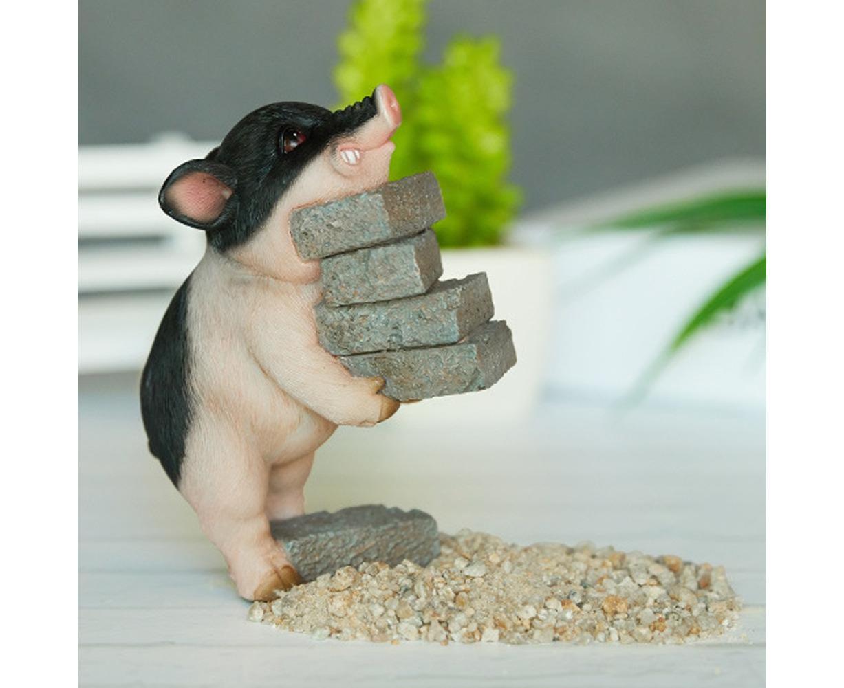 Lovely Moving Brick Reading Book Pig Ornament Home Desktop Decor Resin Craft-5# – Nice N Cheap Variety Store Lovely Moving Brick Reading Book Pig Ornament Home Desktop Decor Resin Craft-5# - Image 5