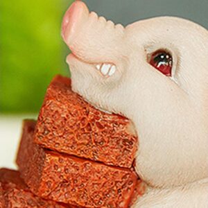 Lovely Moving Brick Reading Book Pig Ornament Home Desktop Decor Resin Craft-5# – Nice N Cheap Variety Store Lovely Moving Brick Reading Book Pig Ornament Home Desktop Decor Resin Craft-5# - Image 7