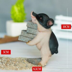 Lovely Moving Brick Reading Book Pig Ornament Home Desktop Decor Resin Craft-5# – Nice N Cheap Variety Store Lovely Moving Brick Reading Book Pig Ornament Home Desktop Decor Resin Craft-5# - Image 9