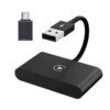 Wireless Carplay Adapter Wired To Wireless Dongle Receiver – Nice N Cheap Variety Store Wireless Carplay Adapter Compact Black Dongle With Connection Cable