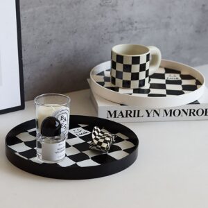 Checkerboard Storage Tray White Small – Nice N Cheap Variety Store Checkerboard Storage Tray