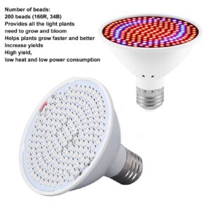 Plant Light E27 Bulb Red Blue Light E27 Led Grow Bulb For Indoor Seedlings 85‑265V E27 200 – Nice N Cheap Variety Store Plant Light E27 Bulb Red Blue Light E27 Led Grow Bulb For Indoor Seedlings 85‑265V E27 200 - Image 15