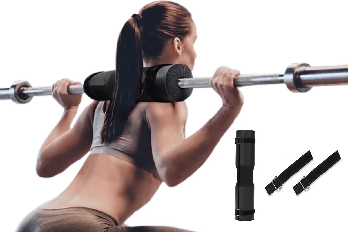 Red Barbell Pad For Squats, Lunges &Amp; Hip Thrusts – Nice N Cheap Variety Store Barbell Pad