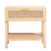 Casa Decor Santiago Rattan Bedside Table Drawers Table Nightstand Cabinet Oak Product Image Nice N Cheap Variety Store