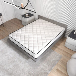 Comforpedic Mattress 5 Zone Medium Support Foam Bonnell Spring 21Cm - King - White  Black - Image 5