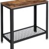 Industrial Side Table 2-Tier With Mesh And Metal Frame Rustic Brown – Nice N Cheap Variety Store Industrial Side Table 2-Tier With Mesh And Metal Frame Rustic Brown Product Image Nice N Cheap Variety Store