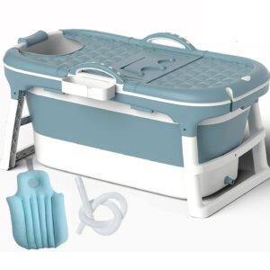 Folding Portable Bathtub Freestanding Spa , Large 148 cm