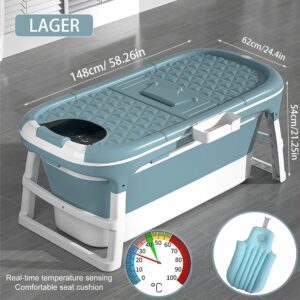 Folding Portable Bathtub Freestanding Spa , Large 148 Cm - Image 3