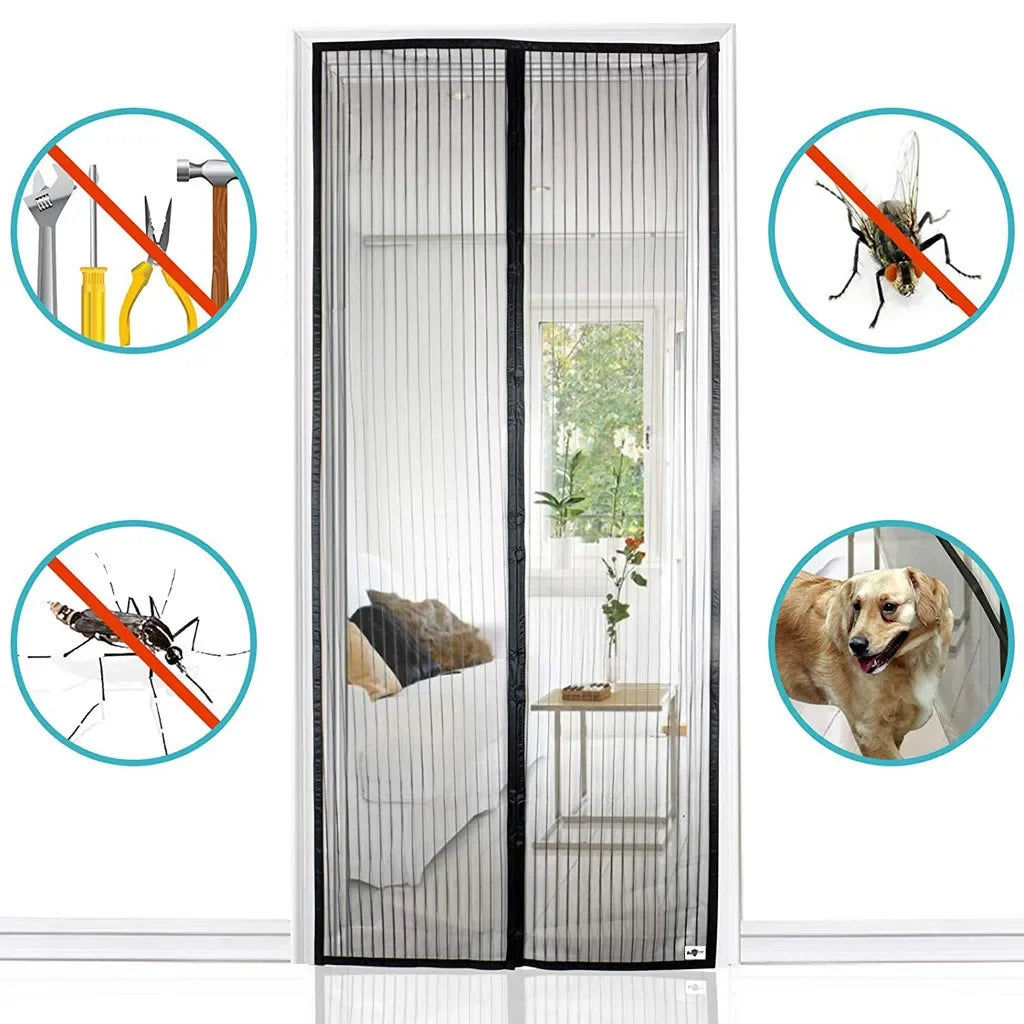 Magnetic Mosquito Net Door Screen 120X210Cm – Nice N Cheap Variety Store Magnetic Mosquito Net