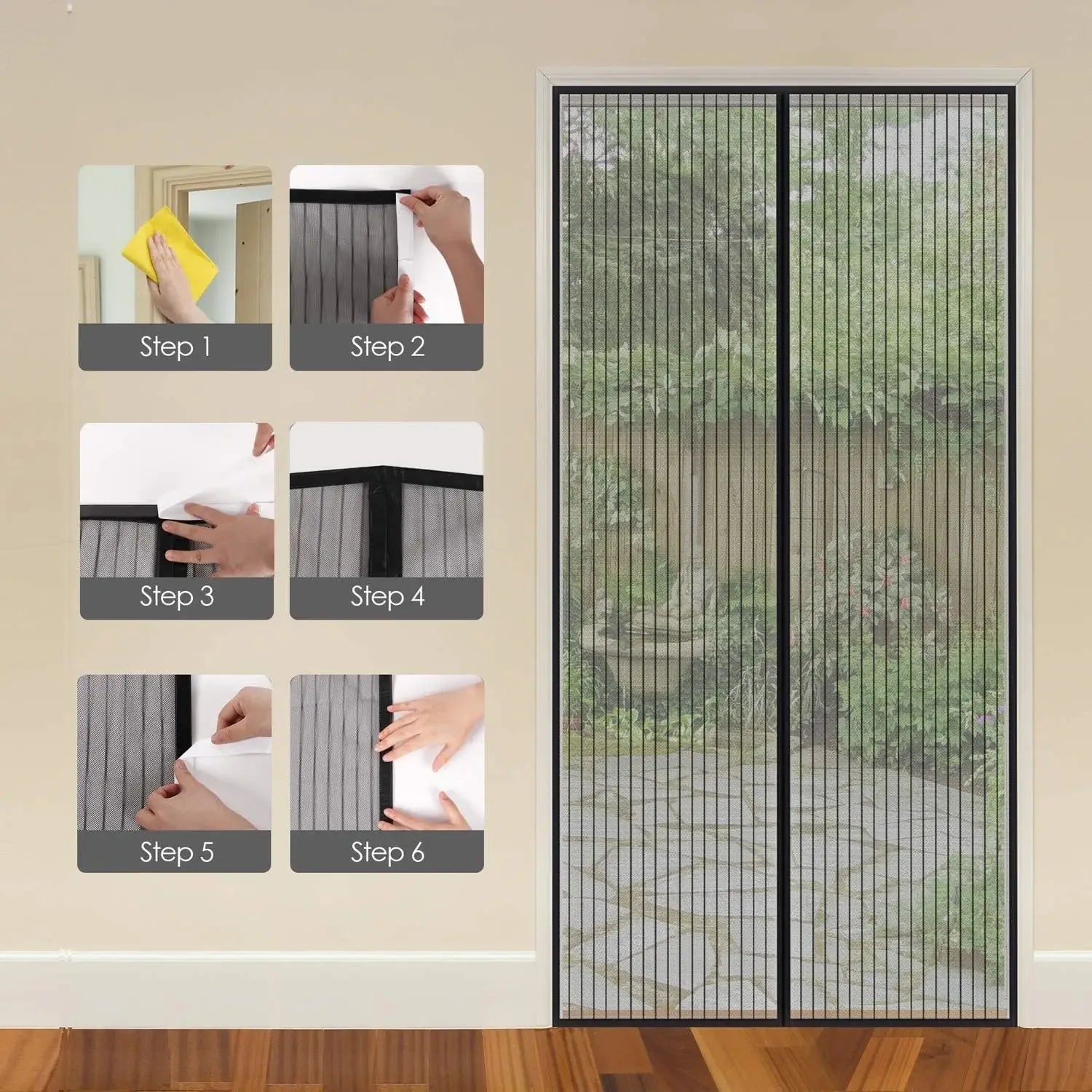 Magnetic Mosquito Net Door Screen 120X210Cm – Nice N Cheap Variety Store Magnetic Mosquito Net