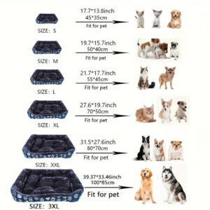 Xxl Blue Pet Dog Bed Sofa Mat For Cats &Amp; Dogs – Nice N Cheap Variety Store Xxl Blue Dog Bed