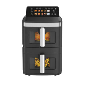 13L Dual Zone 2300W Double Stack Air Fryer With Foldable Top Display - Image 3