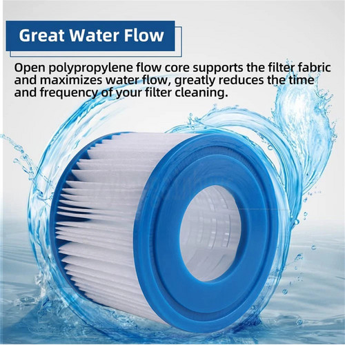 6Pcs Replacement Bestway Vi Filter Cartridge Inflatable Lay-Z-Spa Filters 58323 – Nice N Cheap Variety Store 6Pcs Replacement Bestway Vi Filter Cartridge Inflatable Lay-Z-Spa Filters 58323 - Image 7