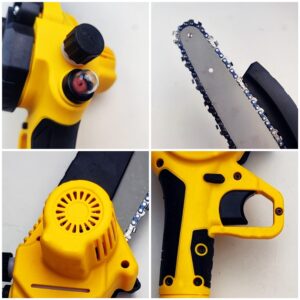 36V 8&Quot; Mini Cordless Electric Chainsaw 2Xbattery 36V Wood Cutter Rechargeable - Image 2