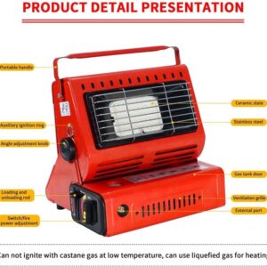 Portable Butane Gas Heater Camping Camp Tent Outdoor Hiking Camper Survival Red – Nice N Cheap Variety Store Portable Butane Gas Heater Camping Camp Tent Outdoor Hiking Camper Survival Red - Image 4