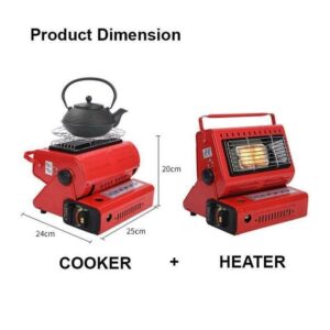 Portable Butane Gas Heater Camping Camp Tent Outdoor Hiking Camper Survival Red – Nice N Cheap Variety Store Portable Butane Gas Heater Camping Camp Tent Outdoor Hiking Camper Survival Red - Image 8
