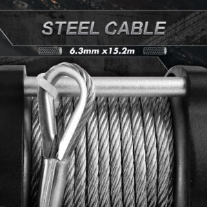 X-Bull Electric Winch 12V 5000Lbs Wireless 15.2M Steel Cable Atv Utv 4Wd Boat – Nice N Cheap Variety Store X-Bull Electric Winch 12V 5000Lbs Wireless 15.2M Steel Cable Atv Utv 4Wd Boat - Image 8