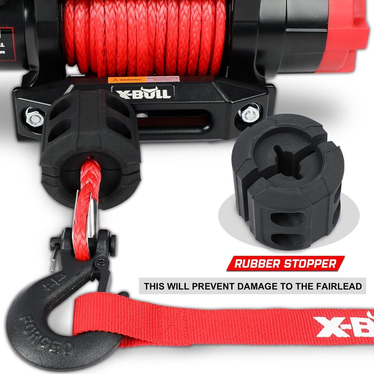 X-Bull Electric Winch 12V 6000Lbs Synthetic Rope Wireless Remote Atv Utv Boat Trailer 4Wd – Nice N Cheap Variety Store X-Bull Electric Winch 12V 6000Lbs Synthetic Rope Wireless Remote Atv Utv Boat Trailer 4Wd - Image 6