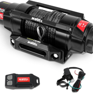 X-BULL 6000lbs Electric Winch 12V Synthetic Rope Towing Trailer ATV UTV BOAT Upgraded version