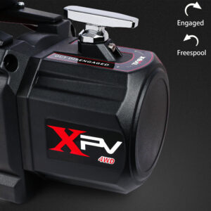 X-Bull 14500Lbs Electric Winch 12V Synthetic Rope With Recovery Tracks Gen3.0 Red - Image 10
