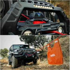 X-Bull Electric Winch 12V Synthetic Rope Wireless 14500Lb Remote 4X4 4Wd Boat - Image 3