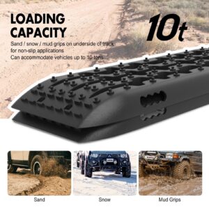 X-Bull Winch Recovery Kit 13Pcs Recovery Tracks /Snatch Strap Off Road 4X4 - Image 9