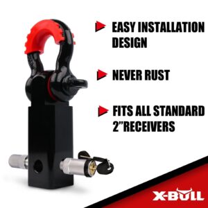 X-Bull Winch Recovery Kit 13Pcs Recovery Tracks /Snatch Strap Off Road 4X4 - Image 4