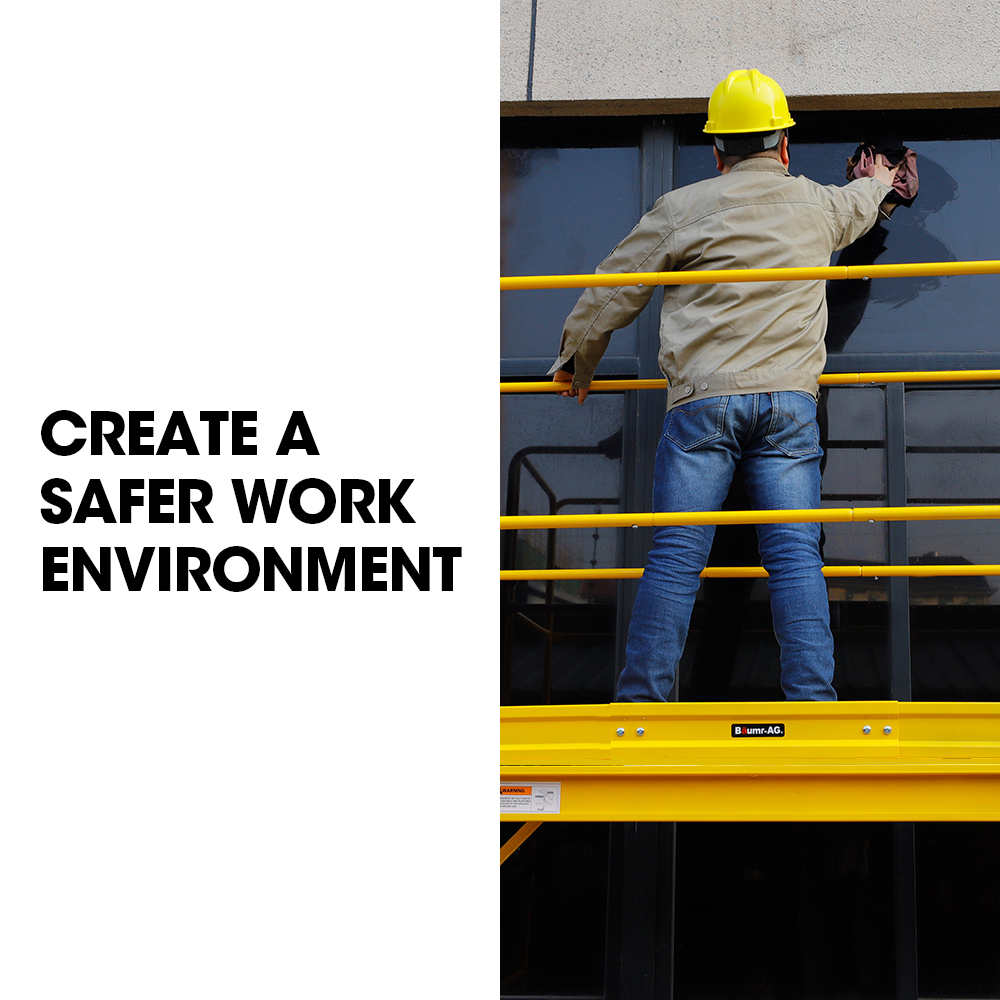 Baumr-Ag Mobile Scaffold Safety Guard Rail – Nice N Cheap Variety Store Scaffold Guard Rail