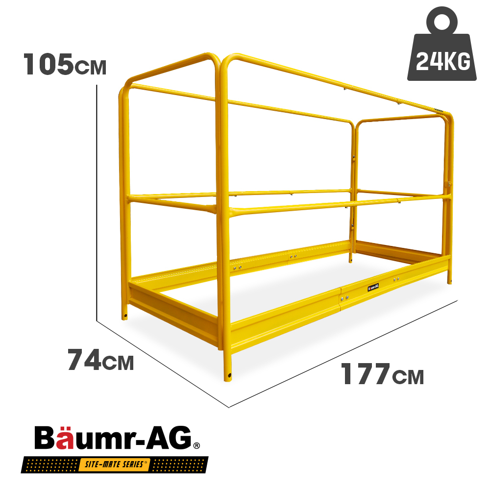 Baumr-Ag Mobile Scaffold Safety Guard Rail – Nice N Cheap Variety Store Scaffold Guard Rail