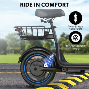 Valk Electric Scooter With Seat, 30Km Range, Au Compliant, Disc Brakes, 14&Quot; Tyres, For Adults, Teens, Commuter – Nice N Cheap Variety Store Valk Electric Scooter With Seat, 30Km Range, Au Compliant, Disc Brakes, 14&Quot; Tyres, For Adults, Teens, Commuter - Image 10