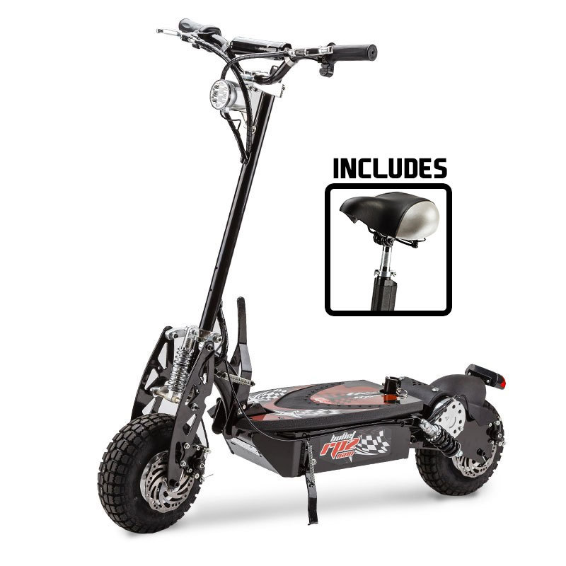 Bullet Rpz1600 Series 1000W Electric Scooter 48V - Turbo W/ Led For Adults/Child – Nice N Cheap Variety Store Bullet Rpz1600 Series 1000W Electric Scooter 48V - Turbo W/ Led For Adults/Child