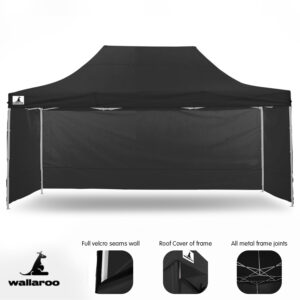 Wallaroo Gazebo Tent Marquee 3X4.5M Popup Outdoor Black – Nice N Cheap Variety Store Wallaroo Gazebo Tent Marquee 3X4.5M Popup Outdoor Black - Image 9