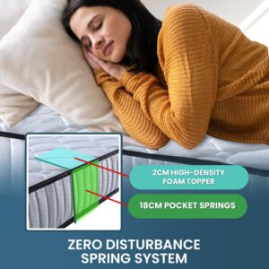 Laura Hill King Single Size Mattress Pocket Spring High Density Foam For Bed – Nice N Cheap Variety Store Laura Hill King Single Size Mattress Pocket Spring High Density Foam For Bed - Image 6