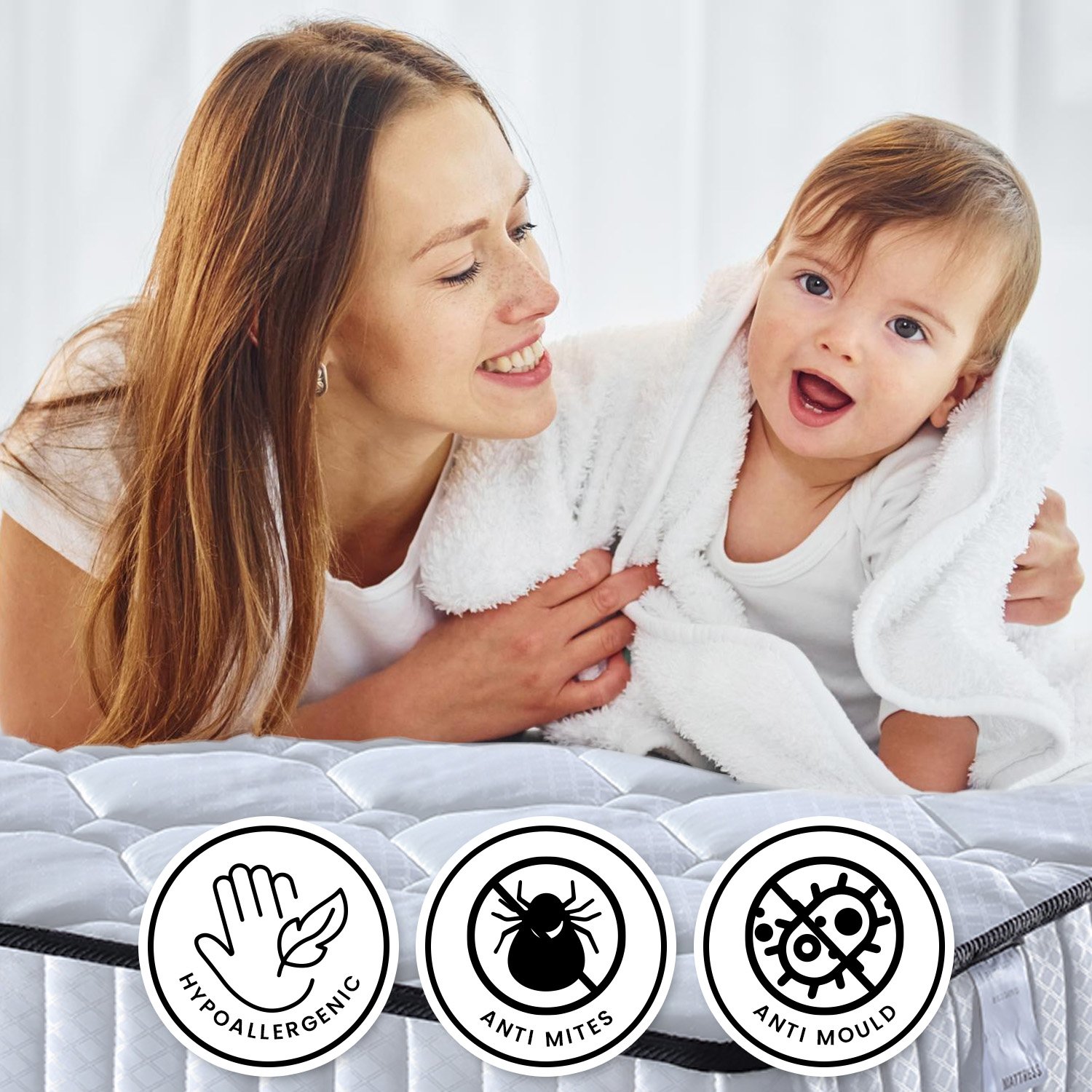 Laura Hill King Single Size Mattress Pocket Spring High Density Foam For Bed – Nice N Cheap Variety Store Laura Hill King Single Size Mattress Pocket Spring High Density Foam For Bed - Image 10