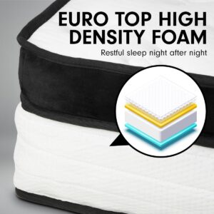 Laura Hill Queen Mattress Bed Size Euro Top 5 Zone Spring Foam 32Cm Bedding Pocket – Nice N Cheap Variety Store Laura Hill Queen Mattress Bed Size Euro Top 5 Zone Spring Foam 32Cm Bedding Pocket - Image 7