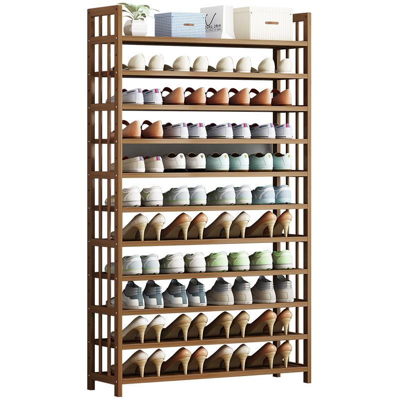 11 Tier Tower Bamboo Wooden Shoe Rack Corner Shelf Stand Storage Organizer – Nice N Cheap Variety Store 11 Tier Tower Bamboo Wooden Shoe Rack Corner Shelf Stand Storage Organizer - Image 3