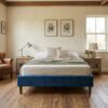 Velvet Blue Bed Frame – Queen – Nice N Cheap Variety Store Velvet Blue Bed Frame – Queen Product Image Nice N Cheap Variety Store