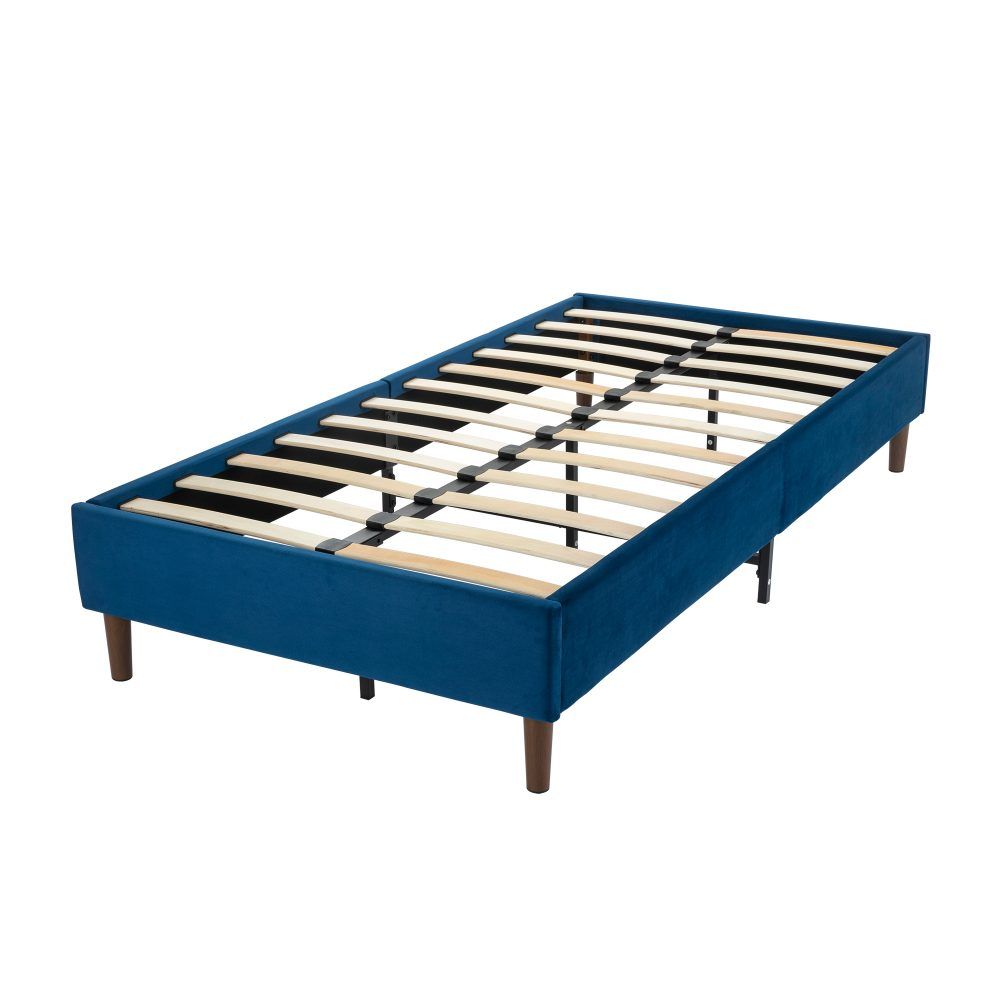 Velvet Blue Bed Frame – Single – Nice N Cheap Variety Store Velvet Blue Bed Frame – Single - Image 8